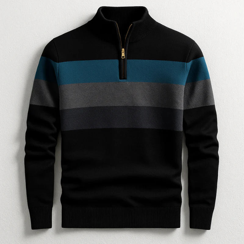 RidgeStripe Quarter-Zip