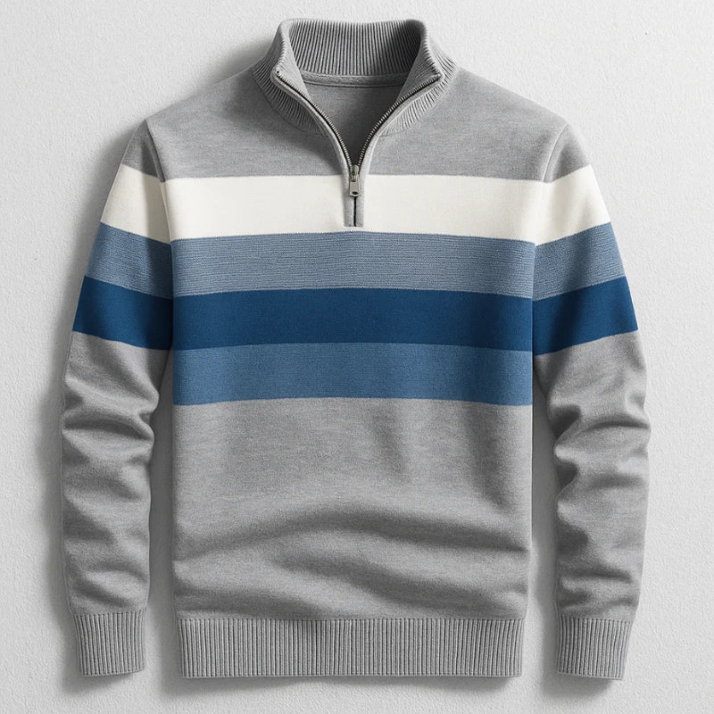 RidgeStripe Quarter-Zip