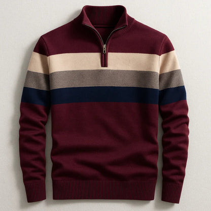 RidgeStripe Quarter-Zip