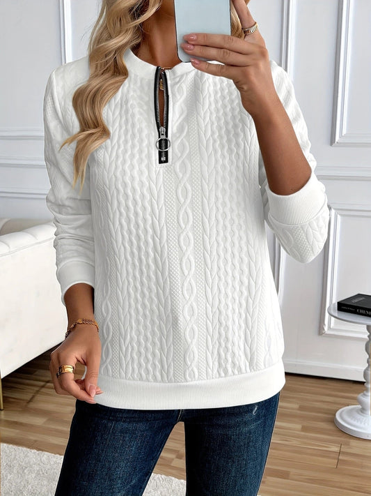 The Ivory Belle Quarter Zip