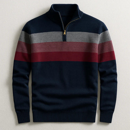 RidgeStripe Quarter-Zip