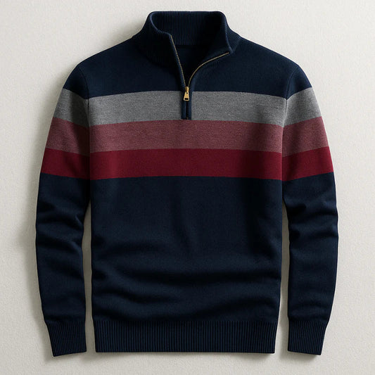 RidgeStripe Quarter-Zip