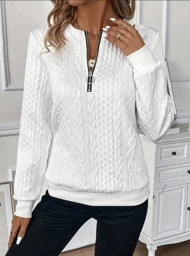The Ivory Belle Quarter Zip