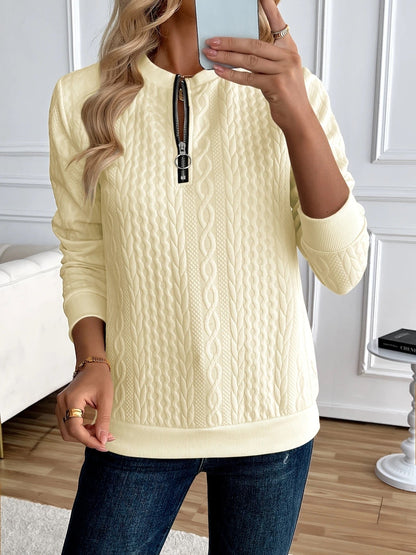 The Ivory Belle Quarter Zip