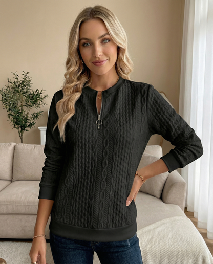 The Ivory Belle Quarter Zip